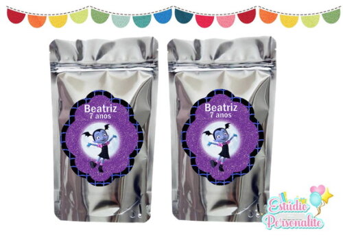 Saquinho Metalizado Vampirina