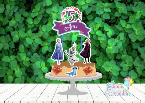 Topo de Bolo Frozen 2