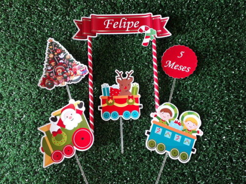 Topo de Bolo Natal
