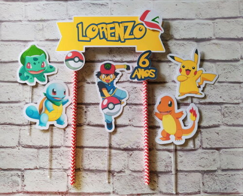 Topo de Bolo Pokémon