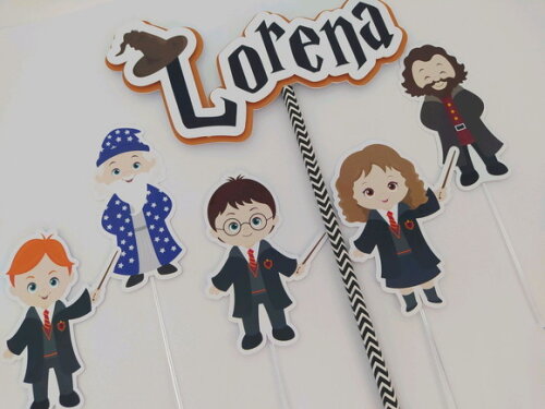 Topper de Bolo Harry Potter