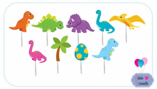 Topper Dinossauro