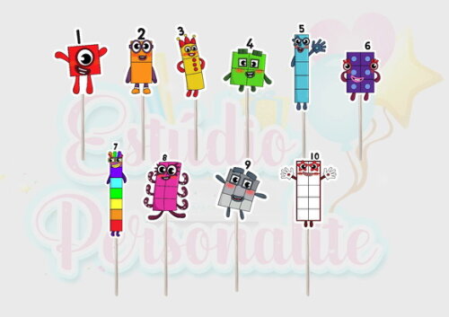 Topper Numberblocks