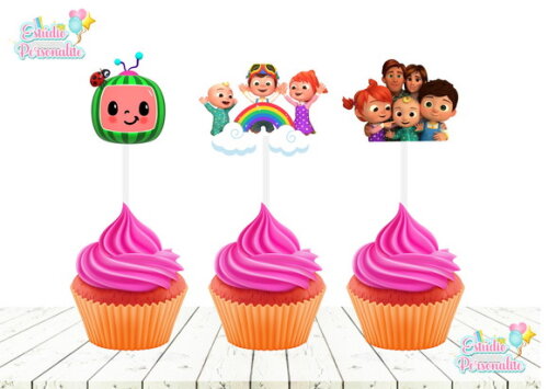Topper para Cupcake Cocomelon