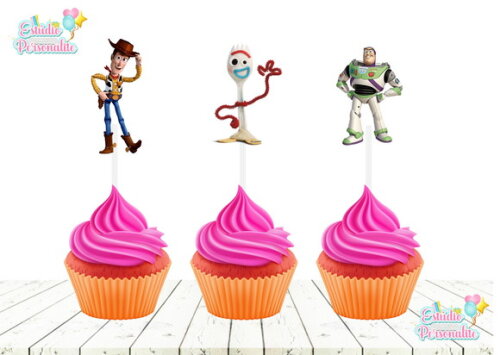 Topper para Cupcake Toy Story 4