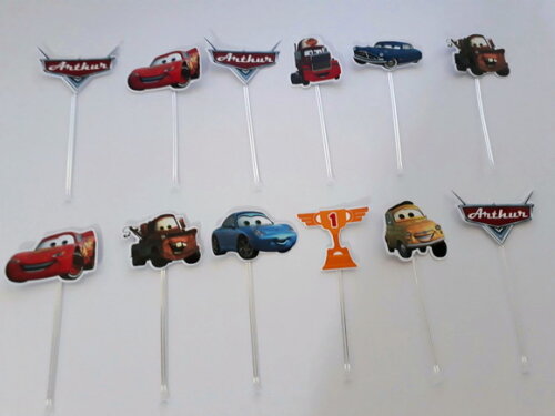 Topper para Docinhos Carros