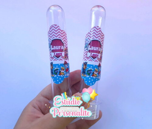 Tubete Patrulha Canina Rosa