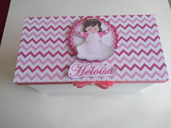 Caixa Convite Padrinho De Batismo Personalizada