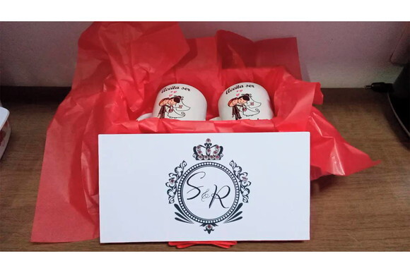Caixa Convite Padrinho de Casamento Personalizada