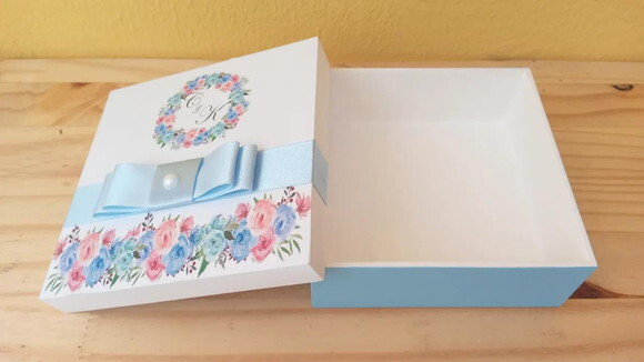 Caixa de mdf Decorada 12x12x5cm