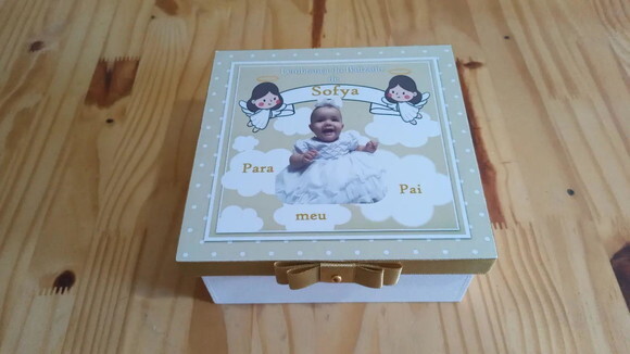 Caixa de mdf Decorada 20x30x10 cm