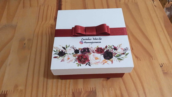 Caixa de mdf Decorada 34x24x10cm