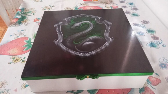 Caixa de mdf Decorada Henry Potter 40x40x10cm