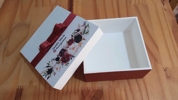 Caixa de mdf Decorada 34x24x10cm