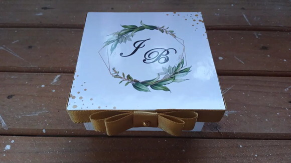 Caixa de mdf Personalizada 10x10x4cm
