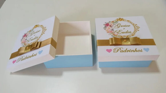 Caixa de mdf Personalizada 12x12x5cm