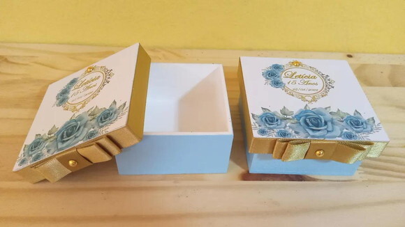 Caixa de mdf Personalizada 12x12x5cm