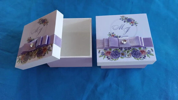 Caixa de mdf Personalizada 8x8x4