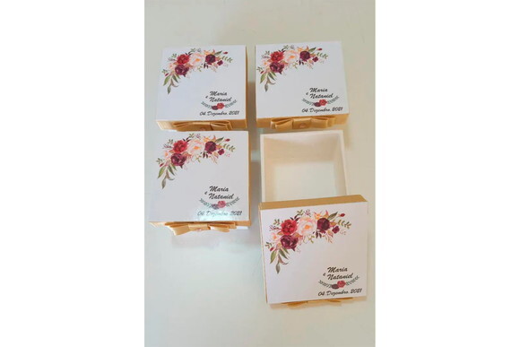 Caixa de mdf Personalizada 8x8x5
