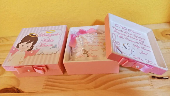 Caixa Lembrancinha de Batizado