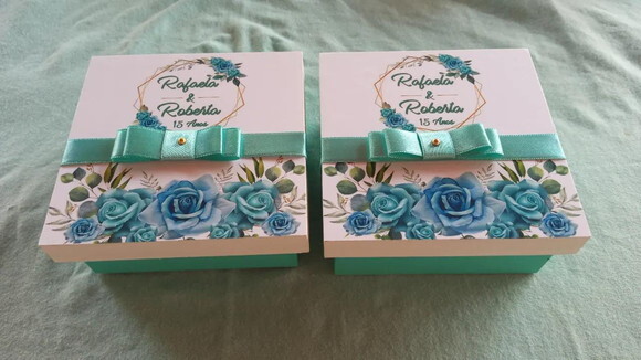 Caixa mdf Personalizada 10x10x4 cm