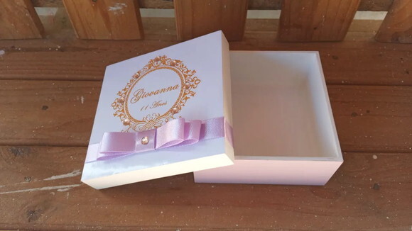 Caixa mdf Personalizada 10x10x4cm