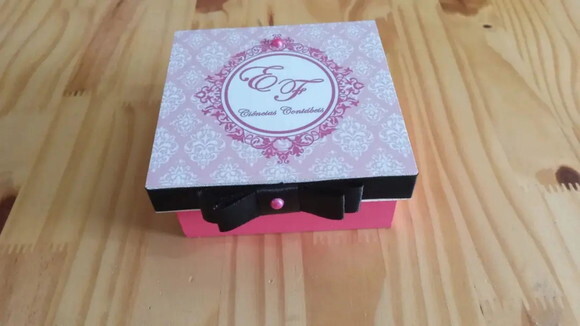 Caixa mdf Personalizada 10x10x4cm
