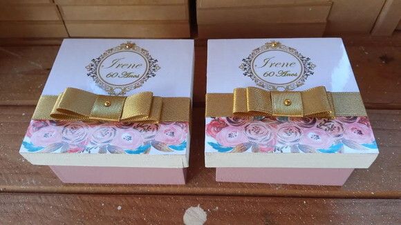 Caixa mdf Personalizada 8x8x4 cm