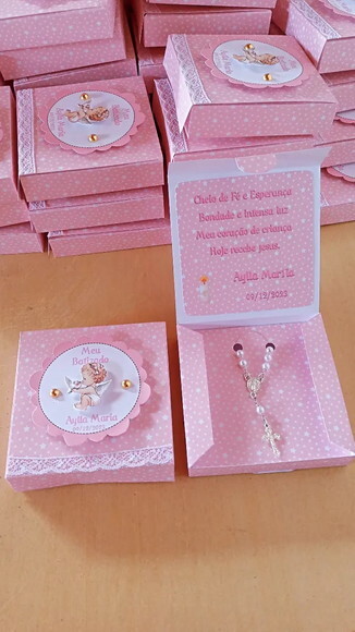 Caixa Personalizada com Mini Terço