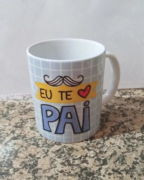 Caneca Personalizada Dia Dos Pais Com Caixa
