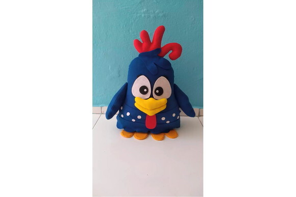 Galinha Pintadinha de Feltro