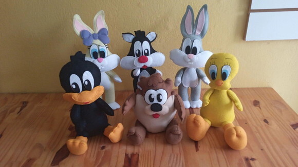 Kit Baby Looney Tunes de Feltro 20 cm