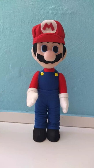 Kit Mario Bros de Feltro 3 Peças