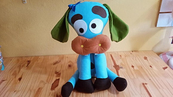 Kit Vaquinha e Galinha Cantoras 3 Peças de Feltro