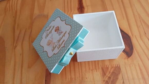 Lembrancinha Batizado 8x8x5cm