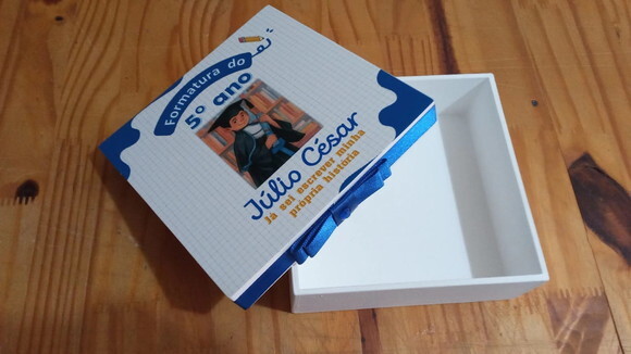 Lembrancinha Abc 13x13x4cm