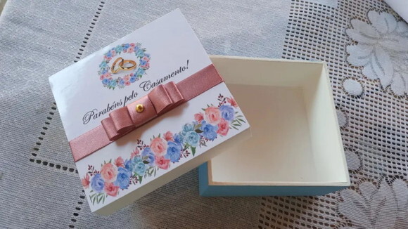 Lembrancinha de Casamento 10x10x4 cm