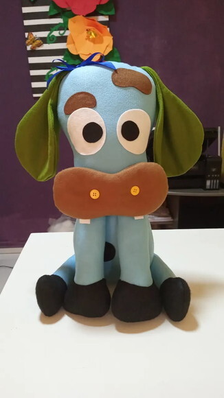Vaca da Turma Galinha Pintadinha de Feltro