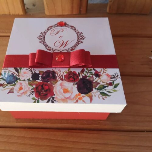 Caixa MDF Casamento, Bodas 10x10x4 personalizada