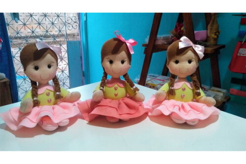 Bonecas Marias de Feltro