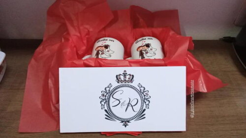 Caixa Convite Padrinho de Casamento Personalizada