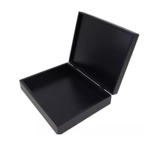 Caixa de mdf com Dobradiça Pintada 30x30x6 cm