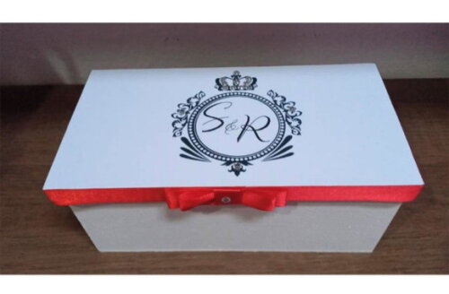 Caixa de mdf Decorada 14x10x4cmcm