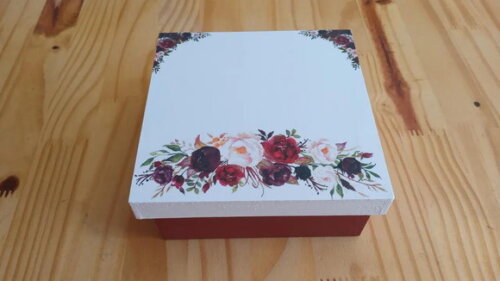 Caixa de mdf Decorada 30x25x20 cm