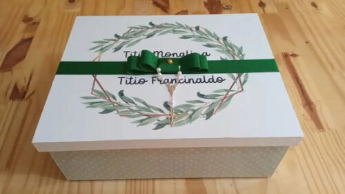 Caixa de mdf Decorada 25x20x9cm