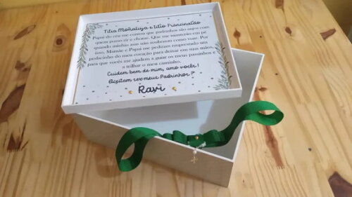 Caixa de mdf Decorada 25x20x9cm
