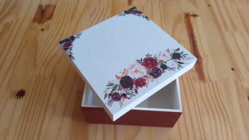 Caixa de mdf Decorada 30x40x12cm