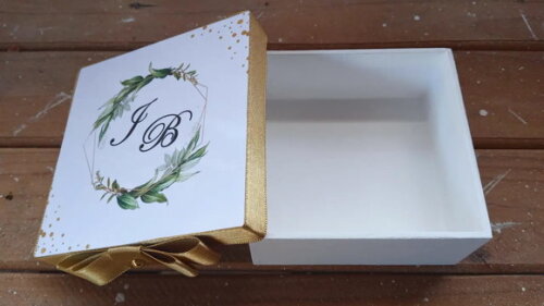 Caixa de mdf Personalizada 10x10x4cm