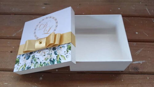 Caixa de mdf Personalizada 10x10x4cm