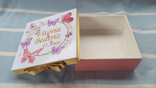 Caixa de mdf Personalizada 12x12x4